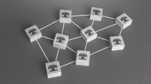 Rete di connessioni aziendali per lo sviluppo rete vendita
